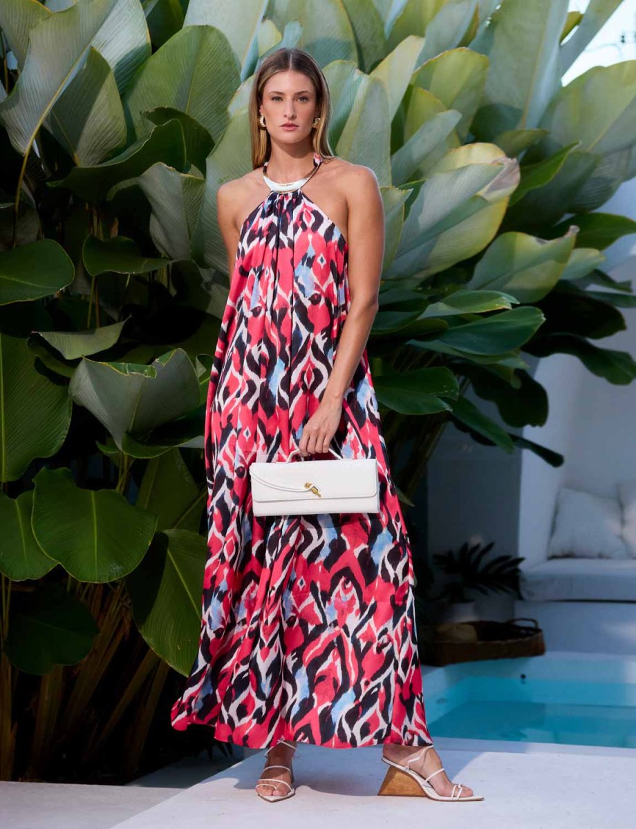 Vestido Longo Gargantilha Ouro Mallorca - Image 3